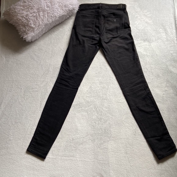 Guess sexy curve black skinny jeans US 26 - Picture 2 of 4